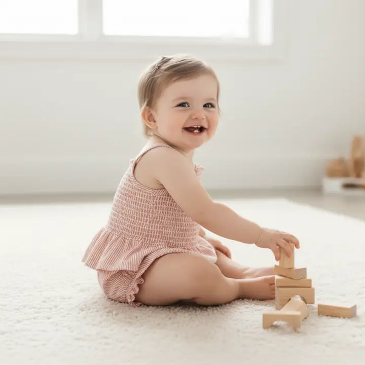 SMOCKED TOP & BLOOMER SET (PRE ORDER)