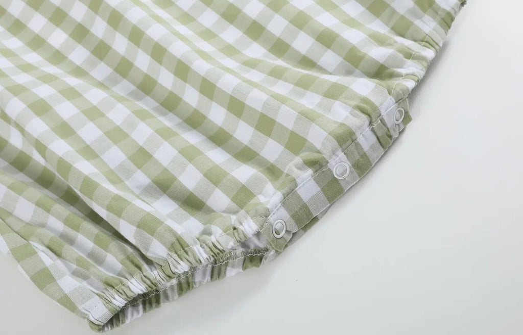 GREEN GINGHAM BUBBLE