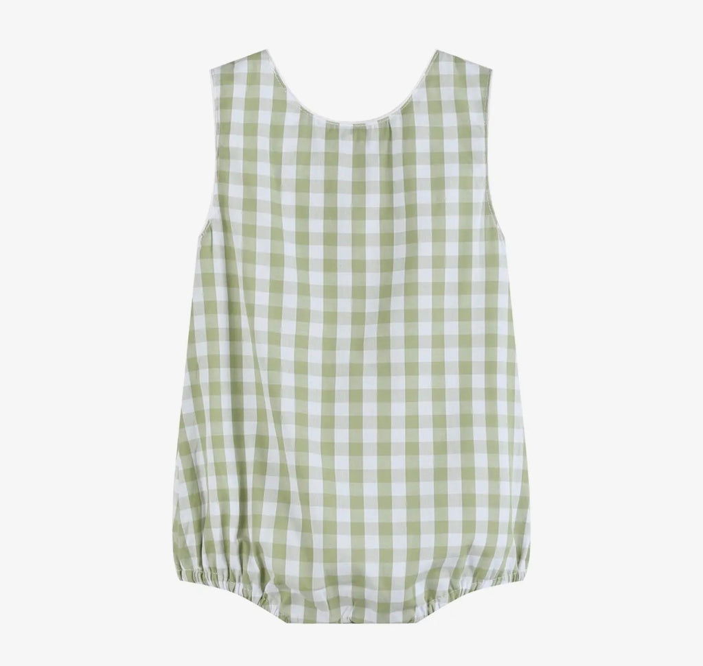 GREEN GINGHAM BUBBLE