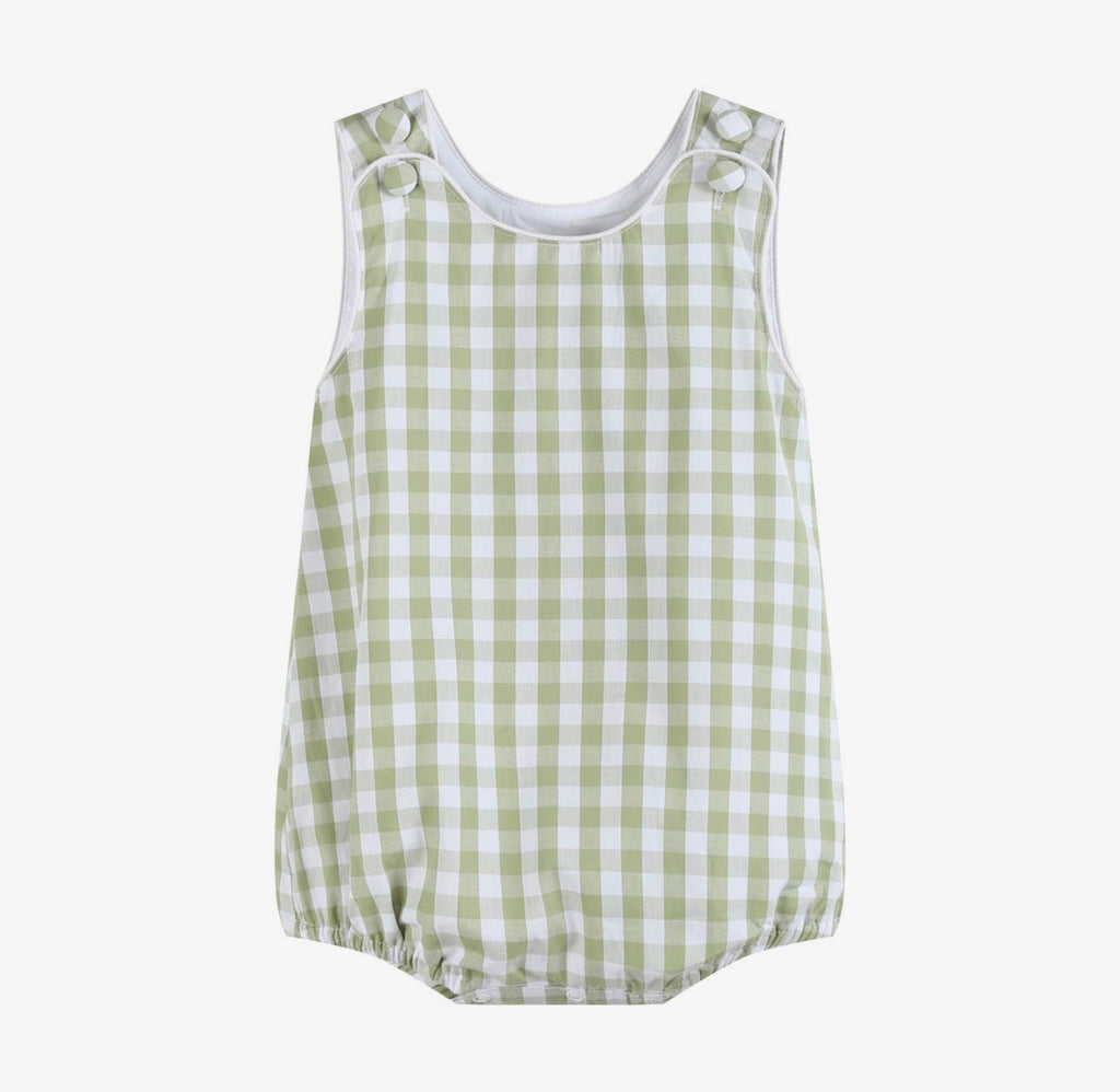 GREEN GINGHAM BUBBLE