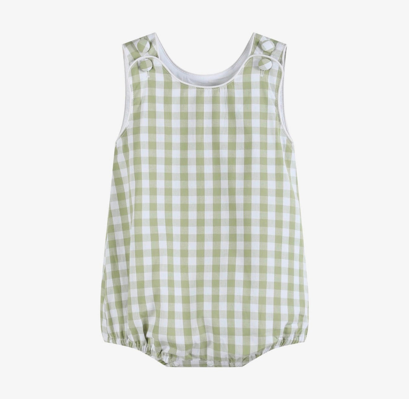 GREEN GINGHAM BUBBLE