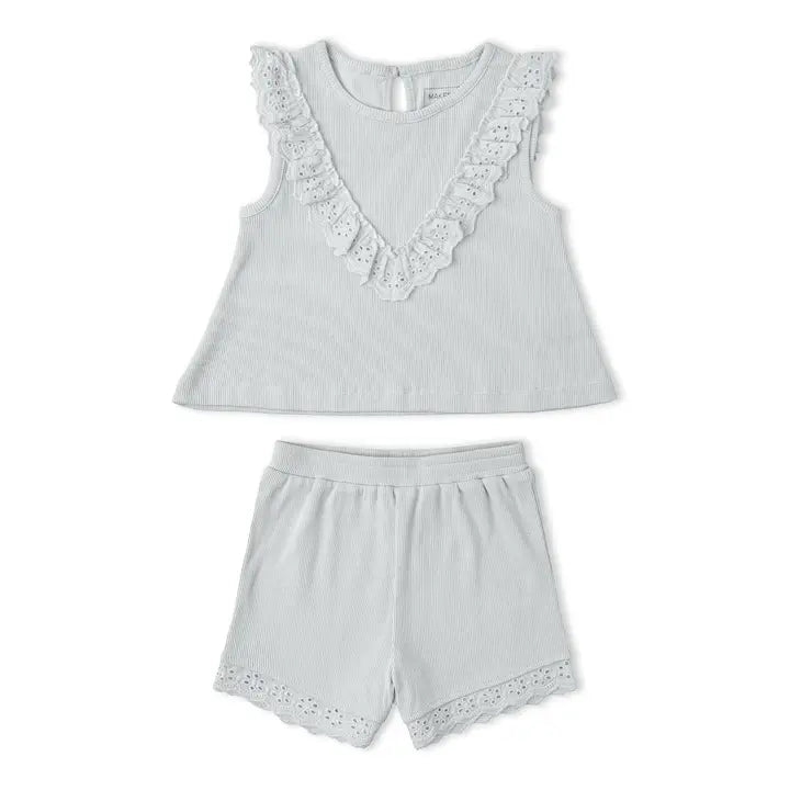 RUFFLE TOP & SHORT SET (PRE ORDER)