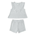 RUFFLE TOP & SHORT SET (PRE ORDER)