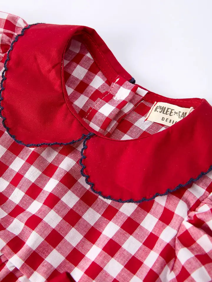 RED PLAID FLAG BUBBLE (PRE ORDER-JUNE)