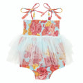 ROSE FLORAL TUTU ROMPER (PRE ORDER)
