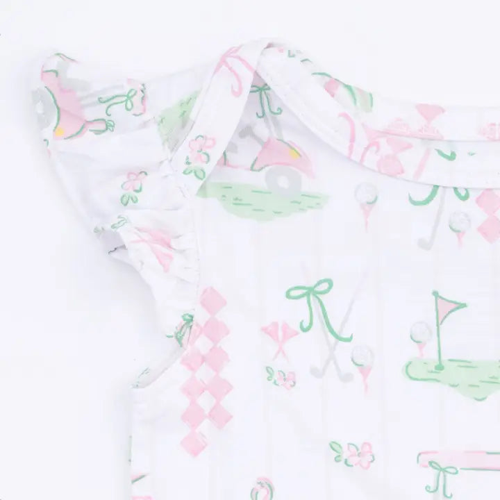 GIRLY GOLF ROMPER