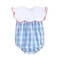 RED, WHITE & BLUE ROMPER (PRE ORDER- JUNE)