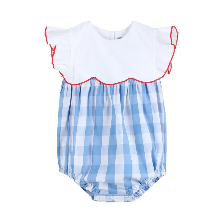 RED, WHITE & BLUE ROMPER (PRE ORDER- JUNE)