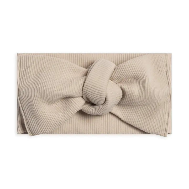 RIBBED BOW WRAP