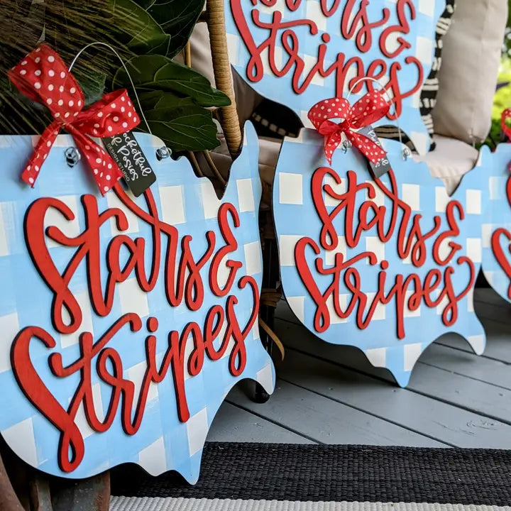 STARS & STRIPES DOOR HANGER