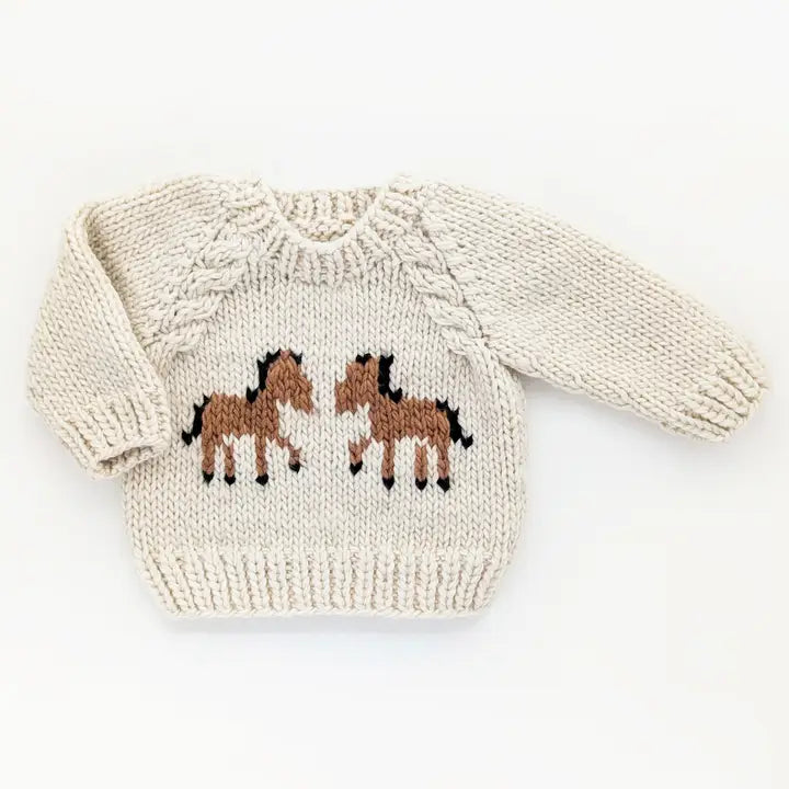 PONY SWEATER - IVORY