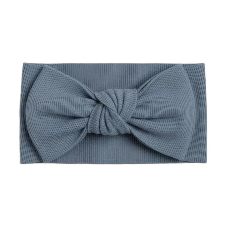 RIBBED BOW WRAP