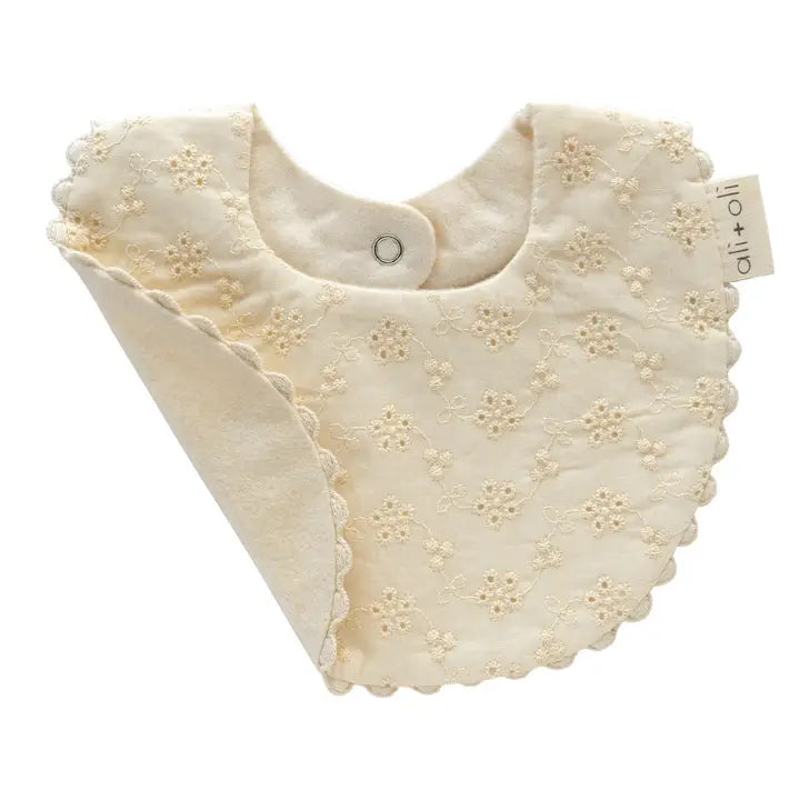 EYELIT FLOWER BIB