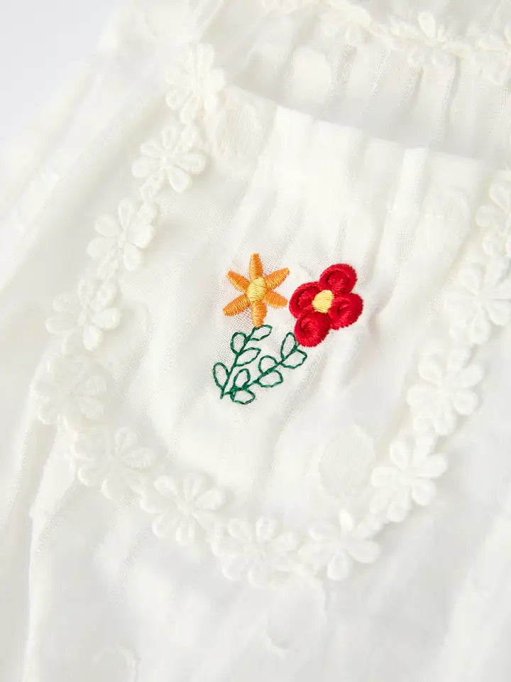 FLORAL EMBROIDERED BUBBLE