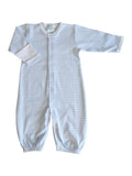 BLUE CHECK ONESIE PAJAMA (PRE ORDER)