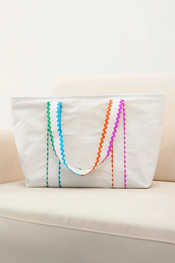RICRAC COLORFUL TOTE BAG