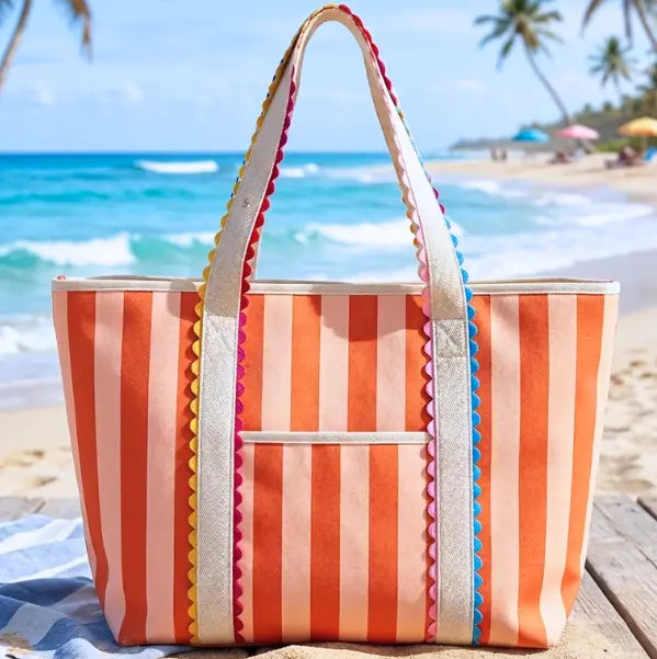 GEORGIA STRIPE TOTE BAG (PRE ORDER - JUNE)