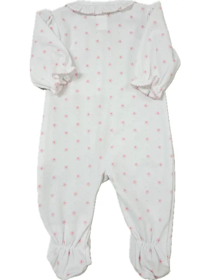 PINK FLOWER ONESIE PAJAMA (PRE ORDER)