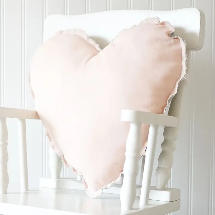 LINEN HEART PILLOW