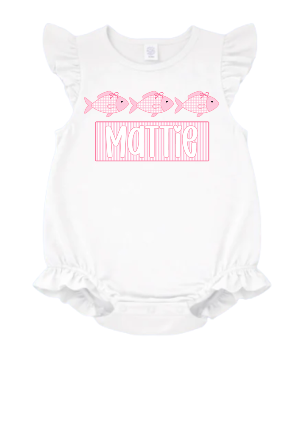 GIRL FISH GINGHAM