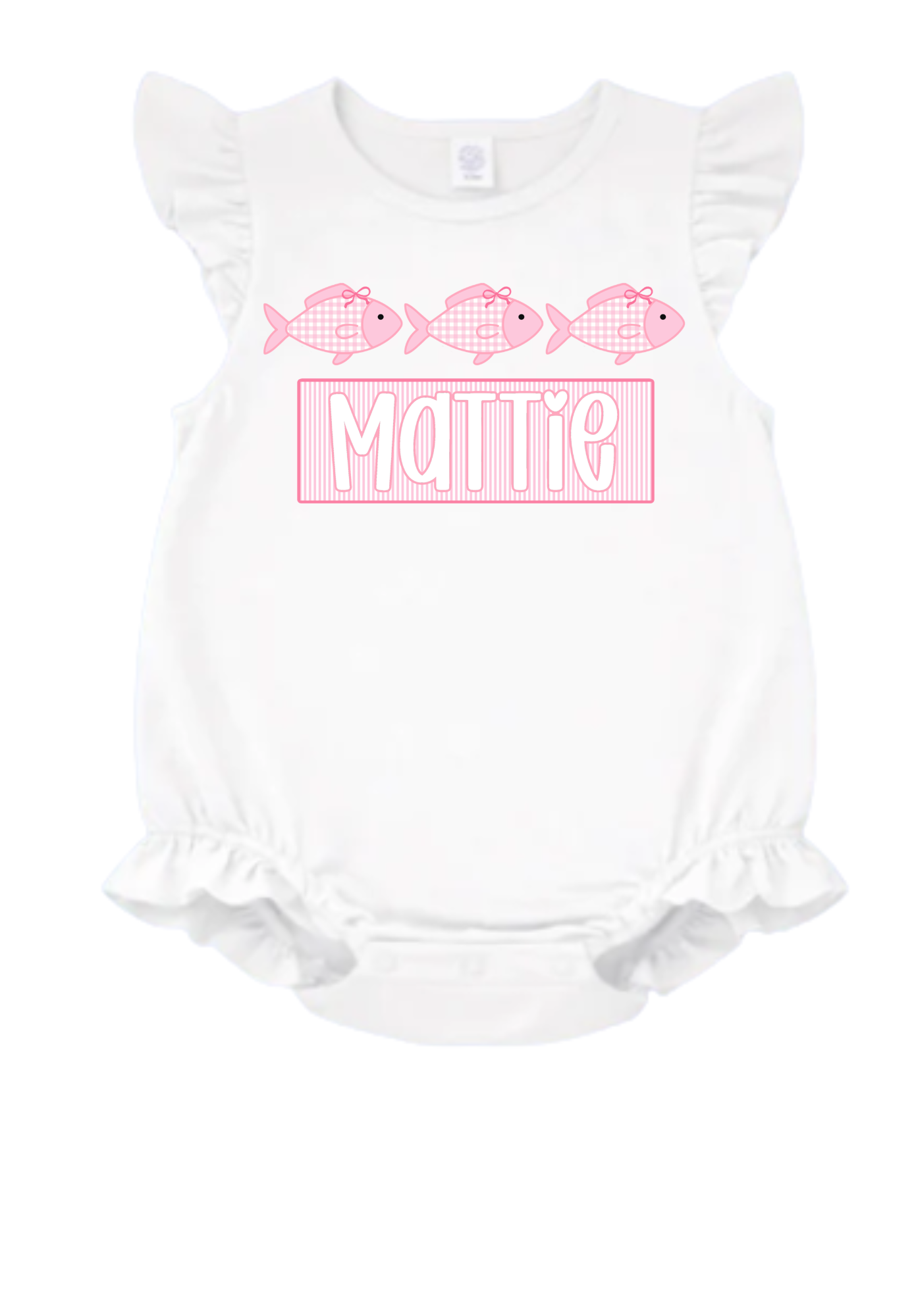 GIRL FISH GINGHAM