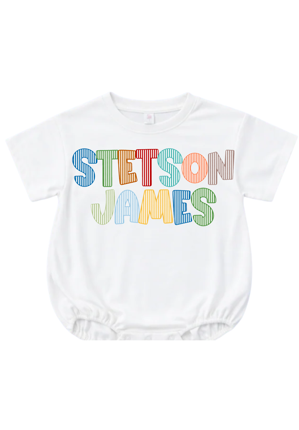 STRIPE LETTERS - BOY