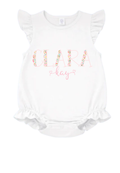FLORAL NAME W/ BOW