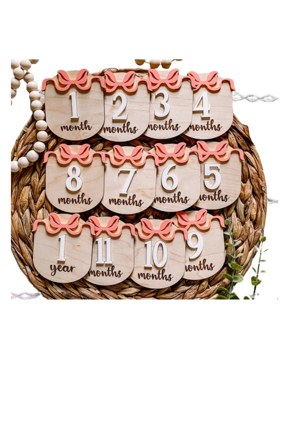 MONTHLY MILESTONE SET - BOWS