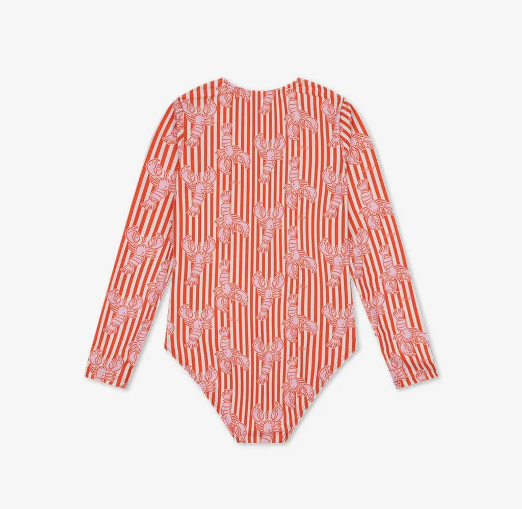 LOBSTER BAY RUFFLE SWIMSUIT