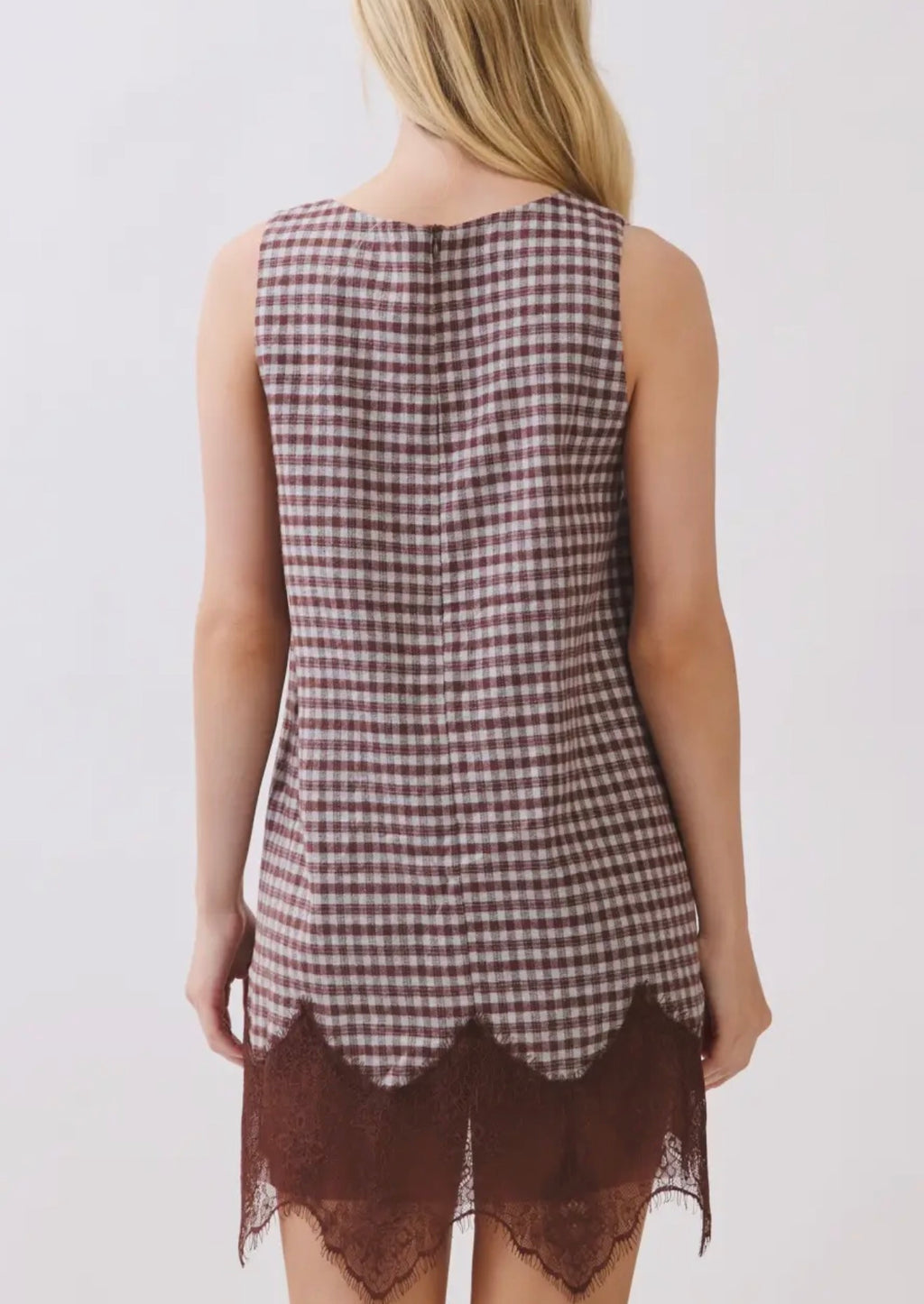 LACE HEM DRESS