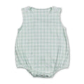PLAID GREEN ROMPER