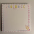 PENCIL LUNCH BOX NOTES