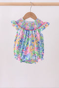 TROPICAL FLORAL RUFFLE BUBBLE