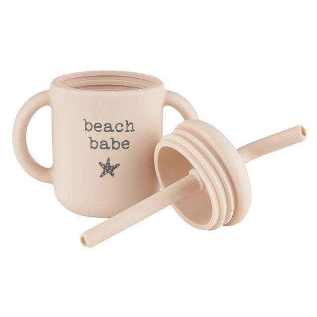 BEACH BABE SILICONE SIPPY CUP