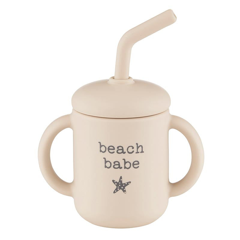 BEACH BABE SILICONE SIPPY CUP
