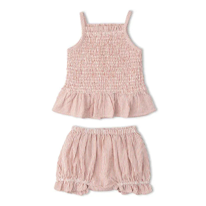 SMOCKED TOP & BLOOMER SET (PRE ORDER)