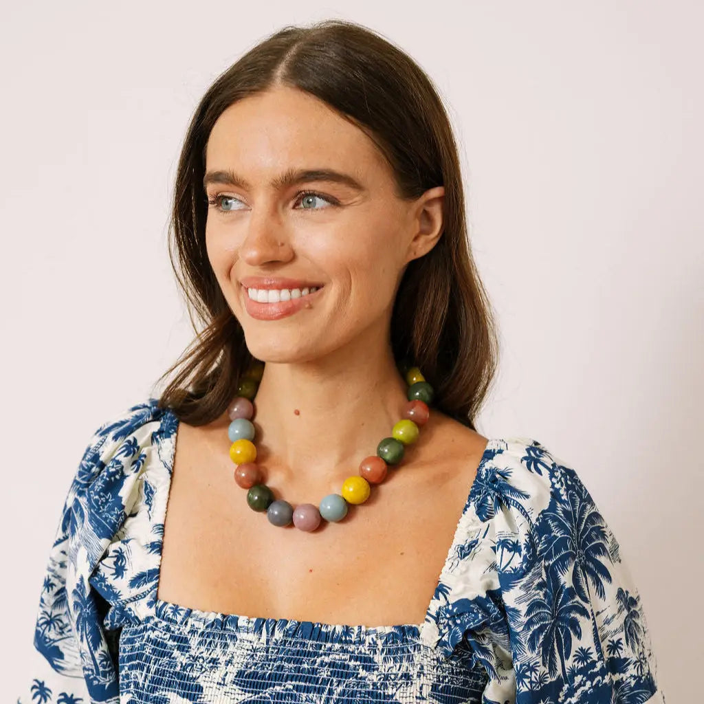 SMOKE GUMBALL NECKLACE