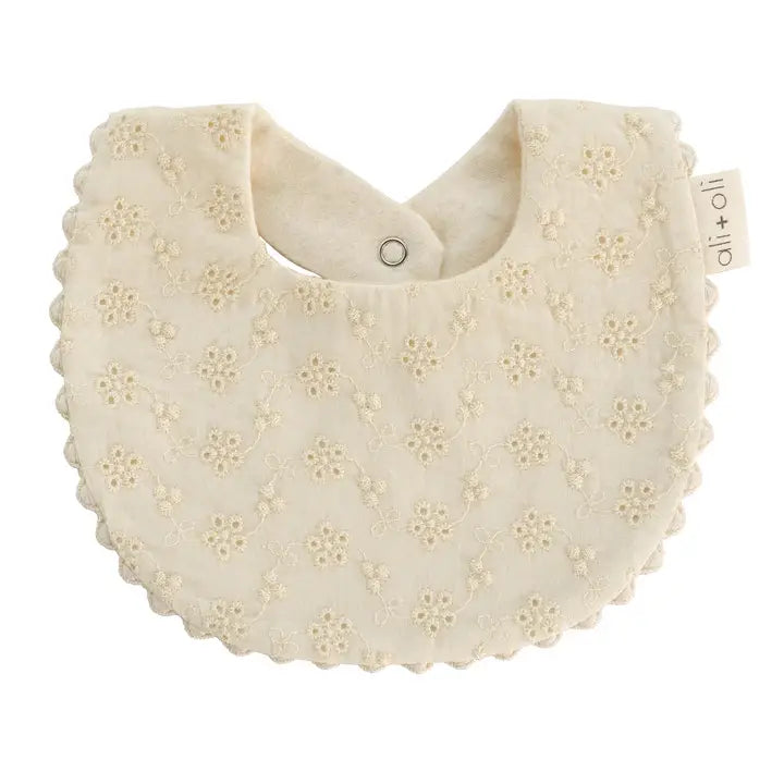 EYELIT FLOWER BIB