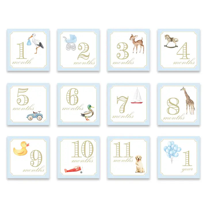 CLASSIC BOY MILESTONE CARD SET