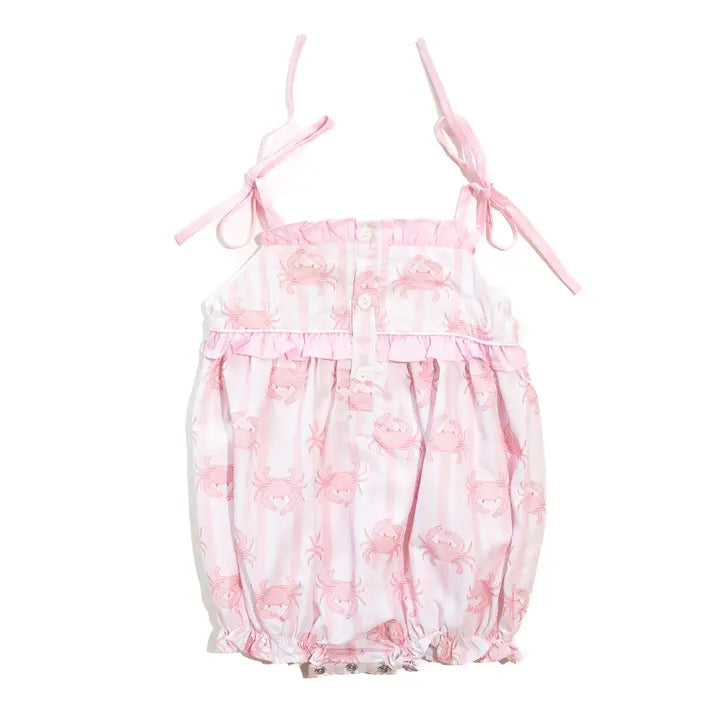 PINK CRAB SMOCKED BUBBLE (PRE ORDER)