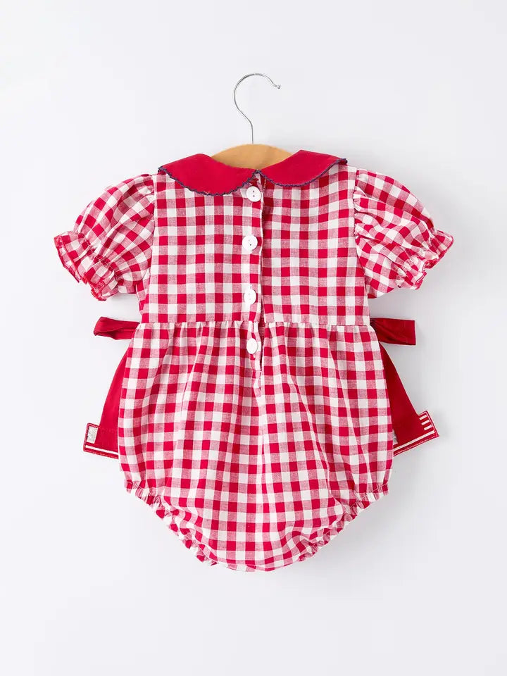 RED PLAID FLAG BUBBLE (PRE ORDER-JUNE)