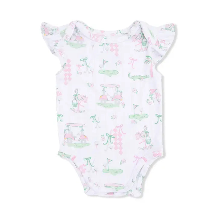 GIRLY GOLF ROMPER