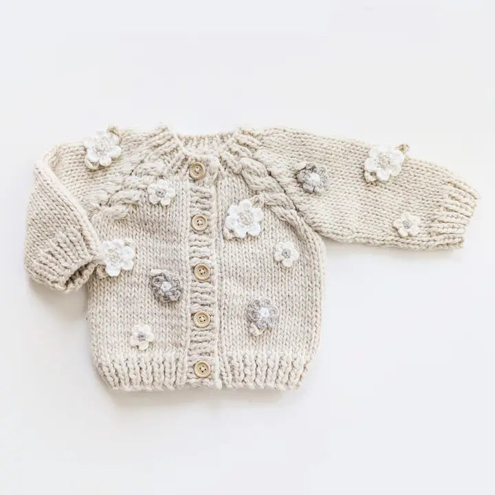 FLOWER SWEATER - IVORY