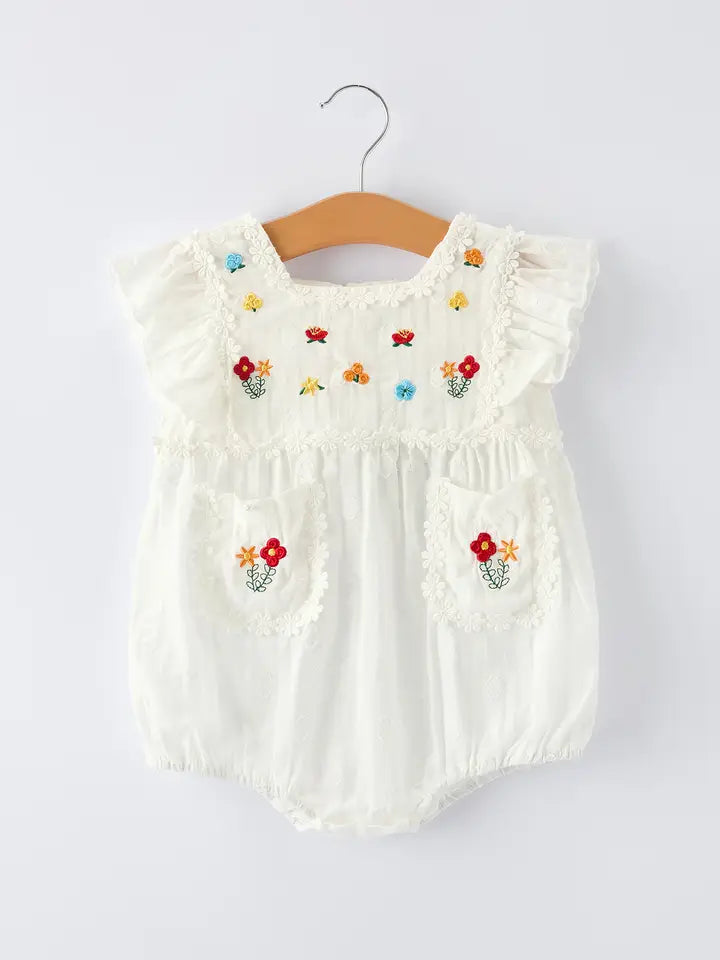 FLORAL EMBROIDERED BUBBLE