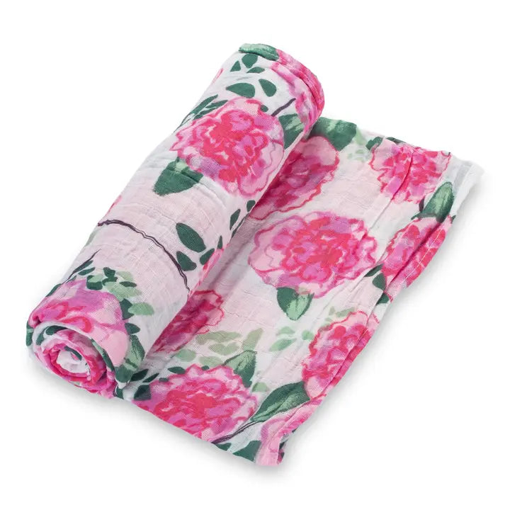 PEONY SWADDLE BLANKET