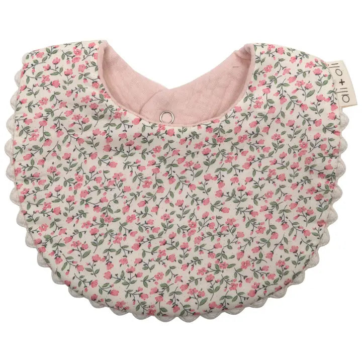 FLORAL PINK BIB