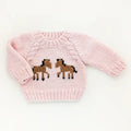 PONY SWEATER - PINK