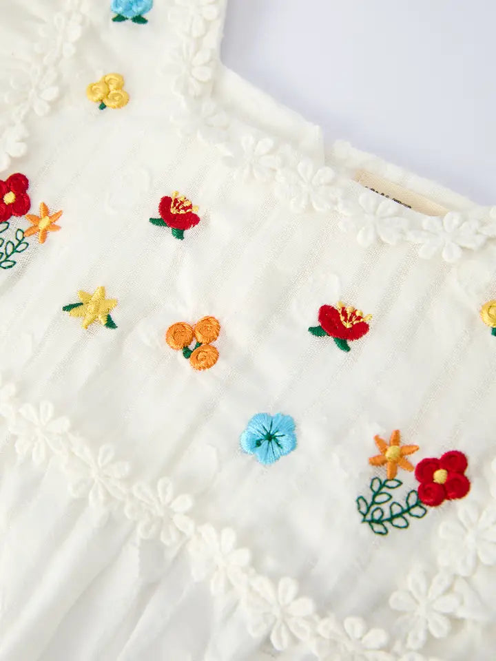 FLORAL EMBROIDERED BUBBLE