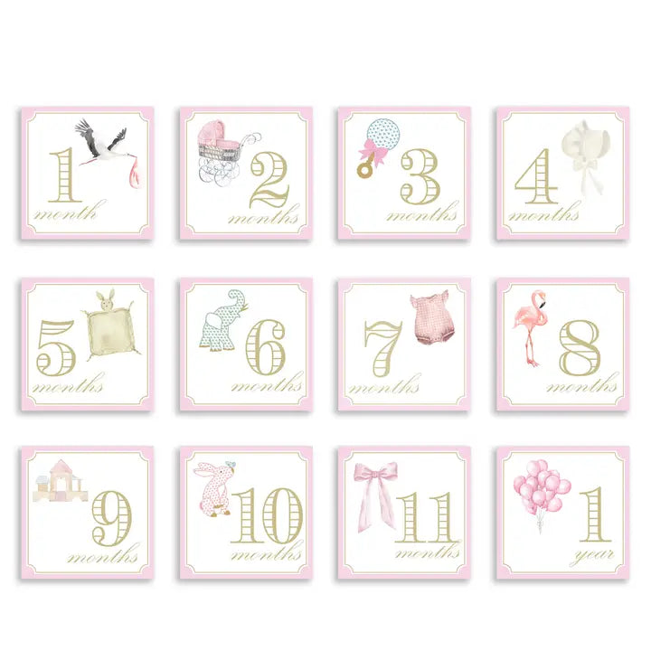 CLASSIC GIRL MILESTONE CARD SET