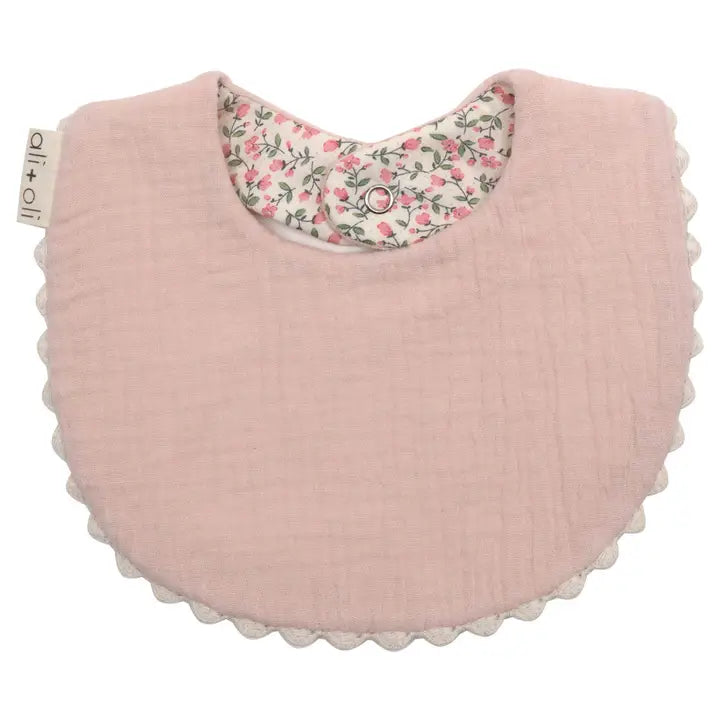 FLORAL PINK BIB